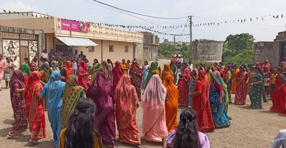Celebration of Janmashtami Mohotsav in Khambha village of Sihore