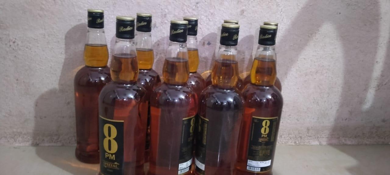 Foreign liquor seized, nine bottles recovered from possession of Pintu tank in Leelapir area of Sihore