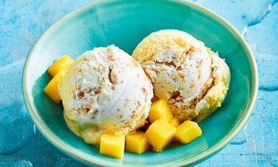 This special recipe made with mango and coconut is very easy to make