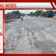 Bhavnagar Rajkot Bismar road potholes problem raised by pedestrians Bhupatbhai Chad.